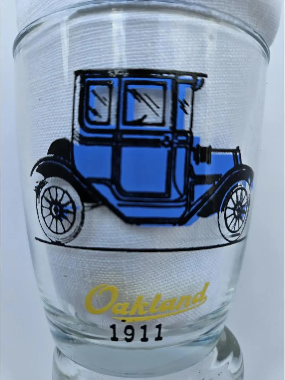 Vintage Anchor Hocking Car Glassware Set | 4pc Antique Car Barware Bundle